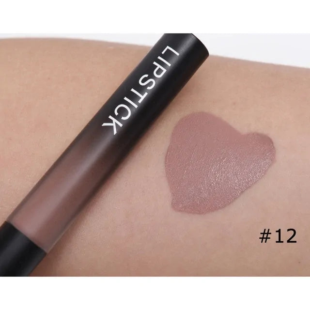 12 Colors Waterproof Matte Liquid Lipstick